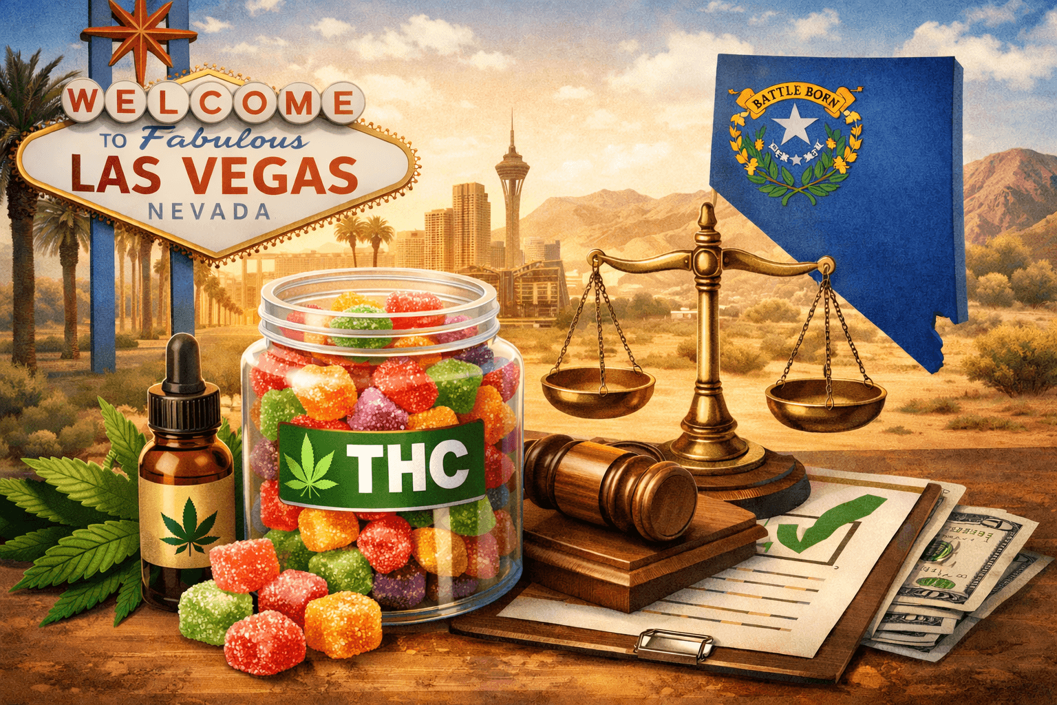 Are THC Gummies Legal in Nevada